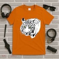 White Tiger Face T-Shirt thumb 5