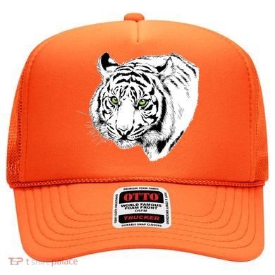 White Tiger Face Hat