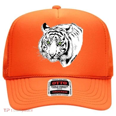White Tiger Face Hat