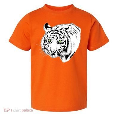 White Tiger Face Toddler T-Shirt