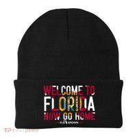 Welcome To Florida Now Go Home Beanie thumb 0