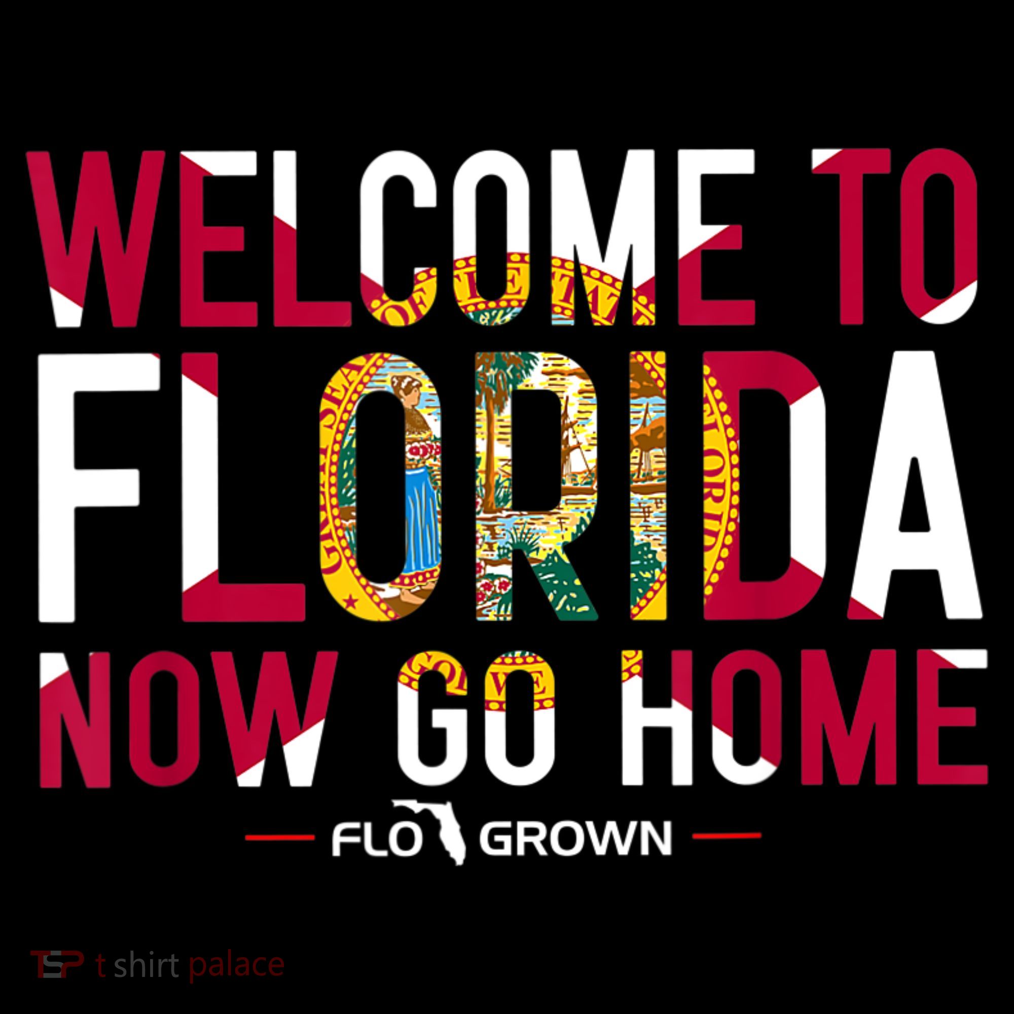 Welcome To Florida Now Go Home Women's Hoodie