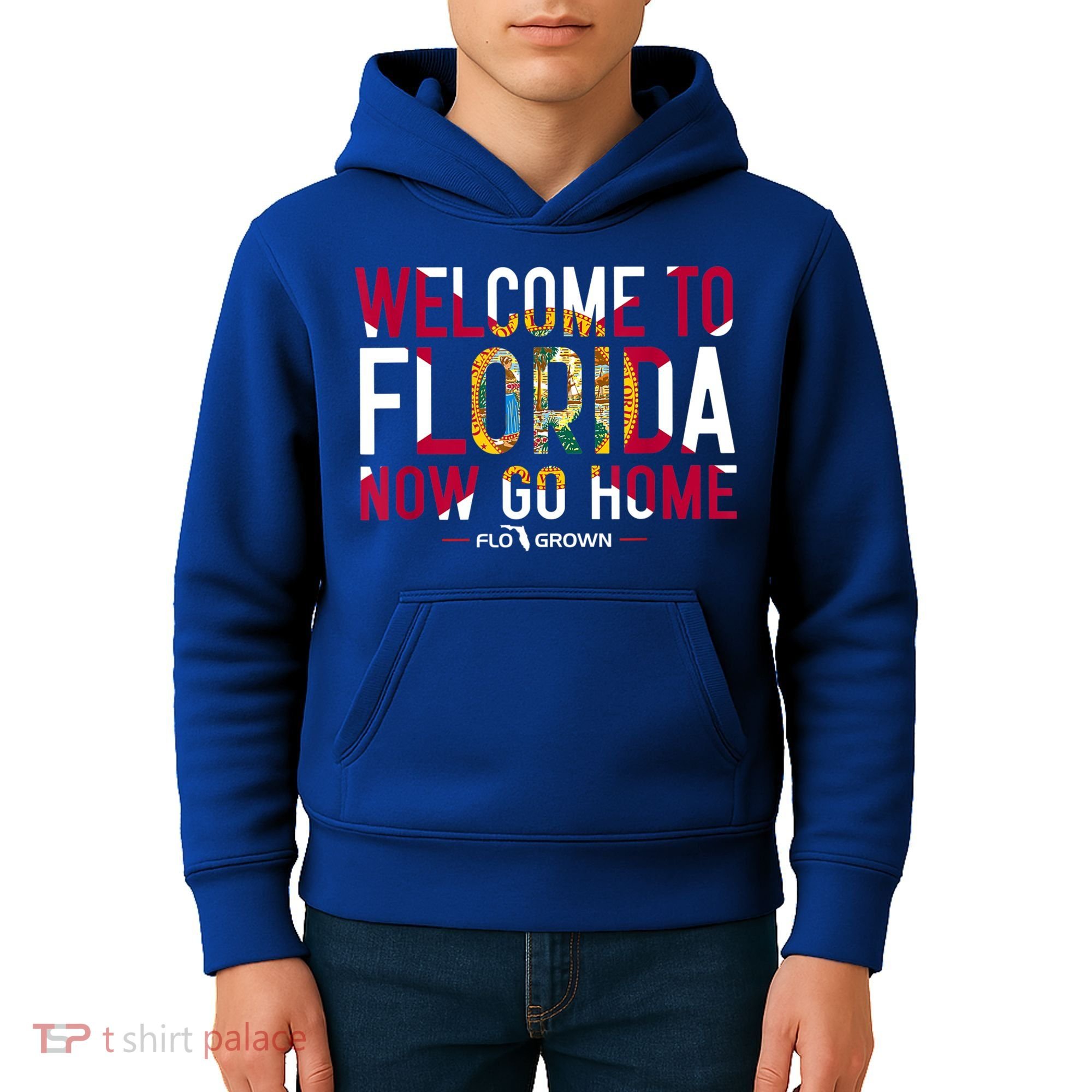Welcome To Florida Now Go Home Kids Hoodie