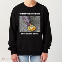 Won Thank God Trump Hippo Moo Deng Prediction Greatest Women's Sweatshirt thumb 0