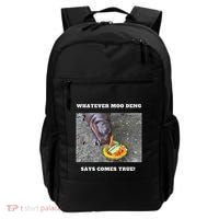 Won Thank God Trump Hippo Moo Deng Prediction Greatest Backpack thumb 0