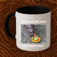 Won Thank God Trump Hippo Moo Deng Prediction Greatest Coffee Mug thumb 2