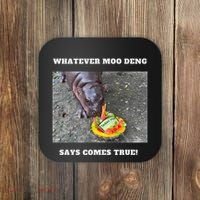 Won Thank God Trump Hippo Moo Deng Prediction Greatest Coaster thumb 0