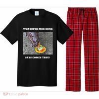Won Thank God Trump Hippo Moo Deng Prediction Greatest Pajama Set thumb 0