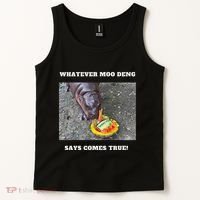 Won Thank God Trump Hippo Moo Deng Prediction Greatest Tank Top thumb 2