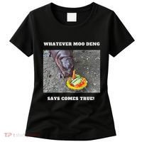 Won Thank God Trump Hippo Moo Deng Prediction Greatest Women's T-Shirt thumb 0