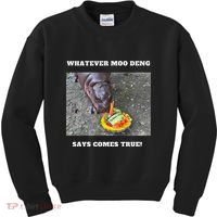 Won Thank God Trump Hippo Moo Deng Prediction Greatest Kids Sweatshirt thumb 0
