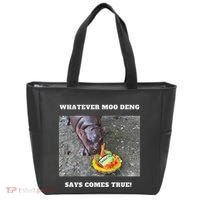 Won Thank God Trump Hippo Moo Deng Prediction Greatest Tote Bag thumb 0