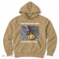Won Thank God Trump Hippo Moo Deng Prediction Greatest Hoodie thumb 0