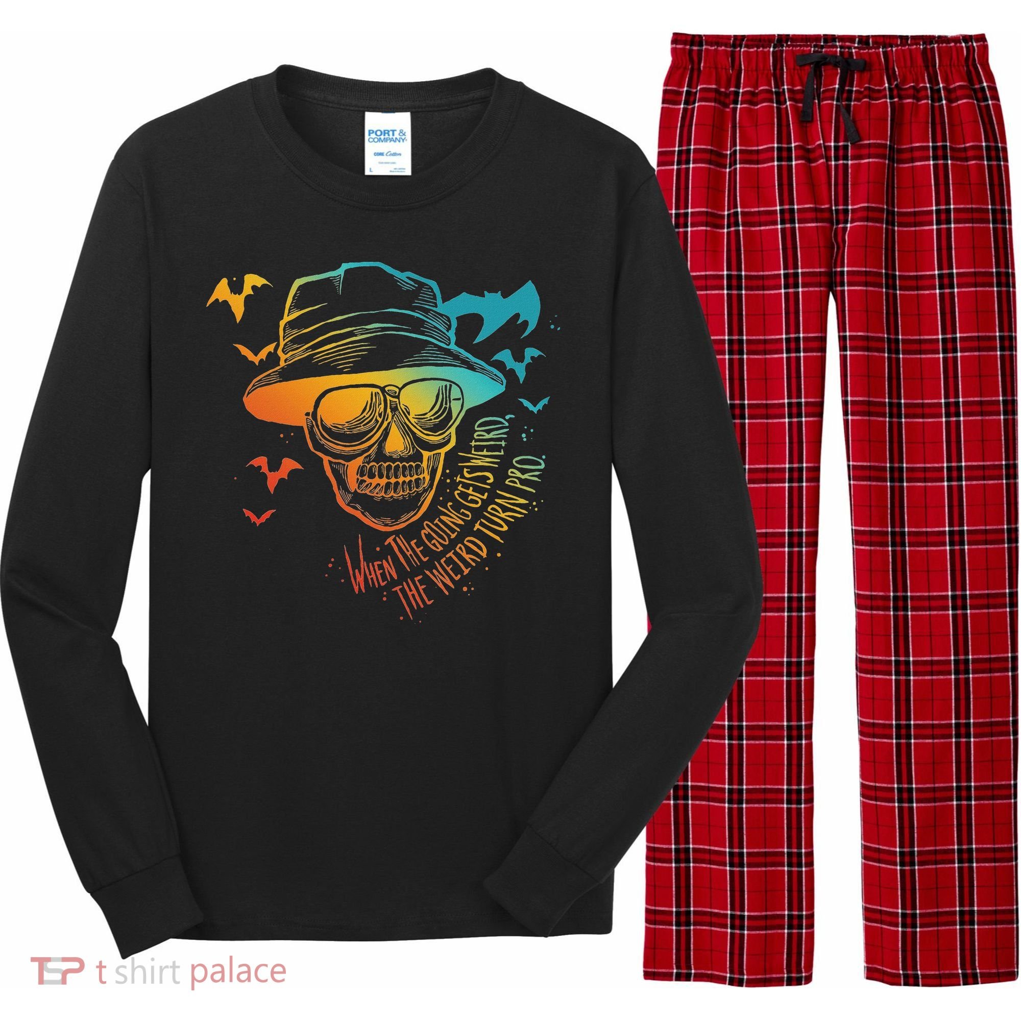 When The Going Gets Weird The Weird Turn Pro Long Sleeve Pajama Set