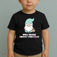 Will Trade Gnome For Easter Eggs Easter Day Gift Toddler T-Shirt thumb 2
