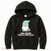 Will Trade Gnome For Easter Eggs Easter Day Gift Kids Hoodie thumb 0