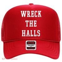 Wreck The Halls Christmas Holiday Hat thumb 0