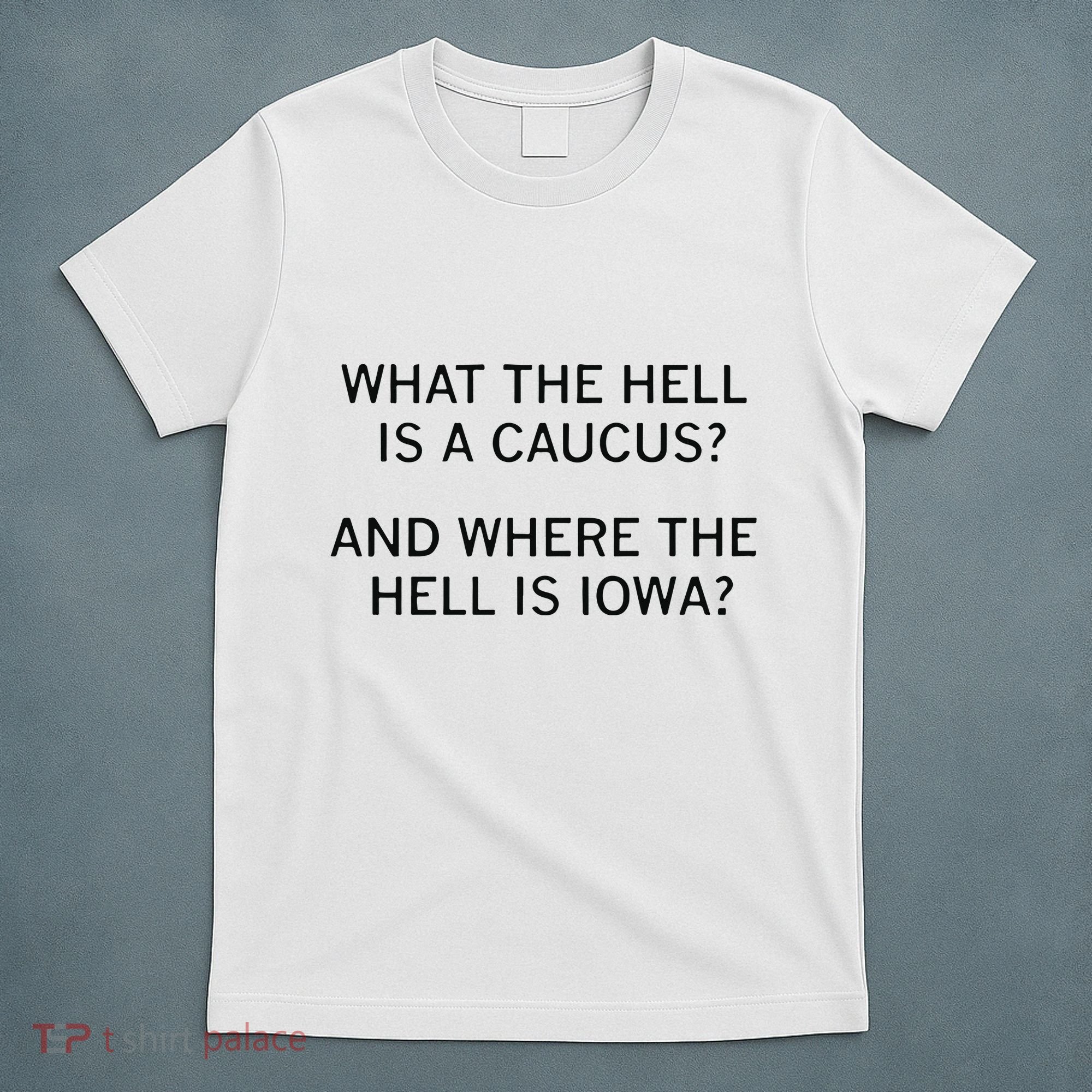What The Hell Is A Caucus And Where The Hell Is Iowa T-Shirt