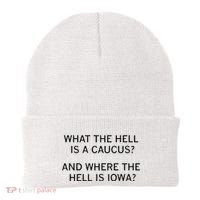 What The Hell Is A Caucus And Where The Hell Is Iowa Beanie thumb 0