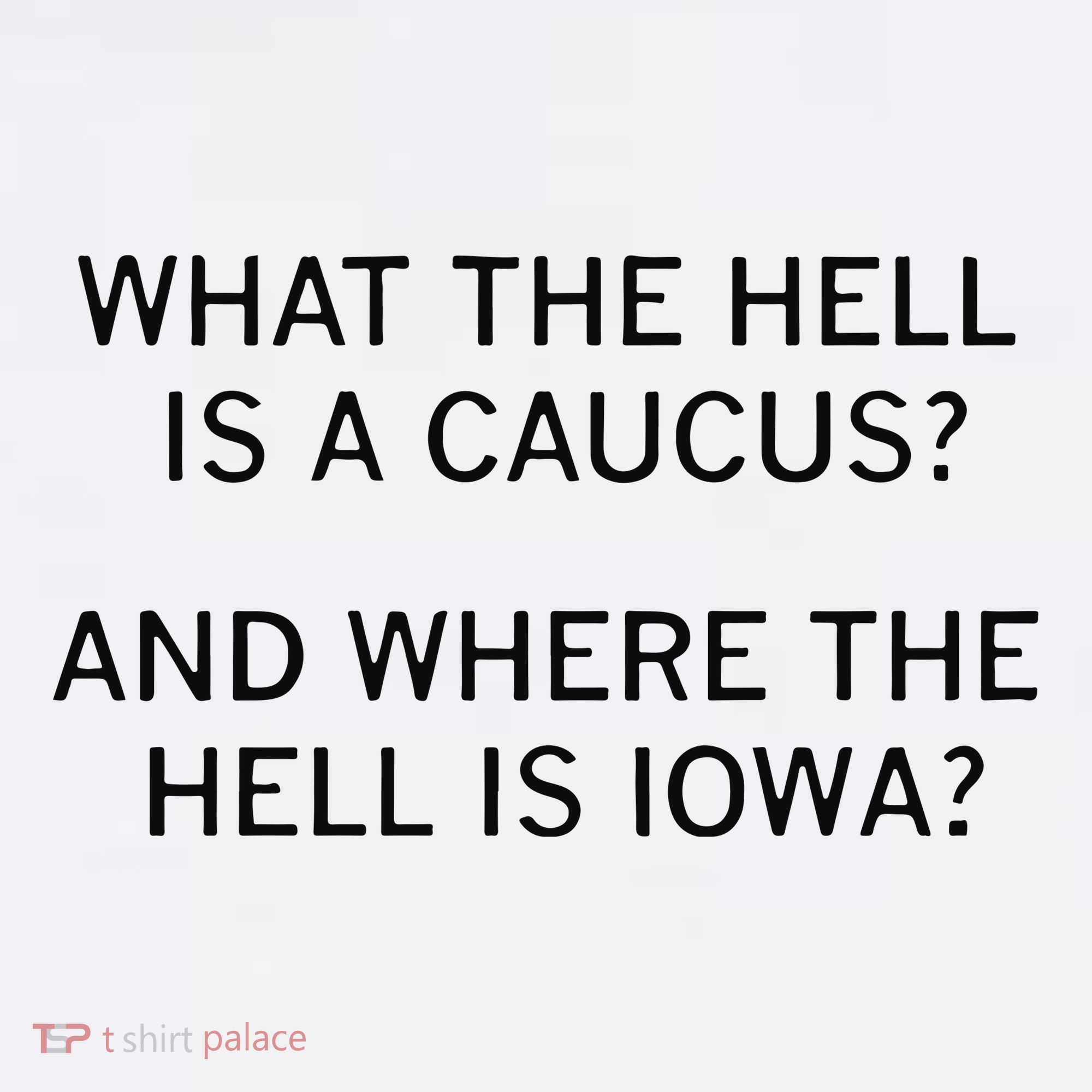 What The Hell Is A Caucus And Where The Hell Is Iowa Visor