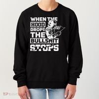 When The Hood Drops Funny Welder Gift Pipeliner Welding Women's Sweatshirt thumb 0