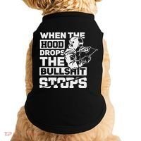 When The Hood Drops Funny Welder Gift Pipeliner Welding Doggie Tank thumb 0