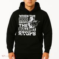When The Hood Drops Funny Welder Gift Pipeliner Welding Hoodie thumb 2