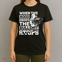 When The Hood Drops Funny Welder Gift Pipeliner Welding T-Shirt thumb 4