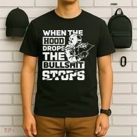 When The Hood Drops Funny Welder Gift Pipeliner Welding T-Shirt thumb 6