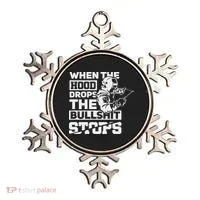 When The Hood Drops Funny Welder Gift Pipeliner Welding Ornament thumb 0