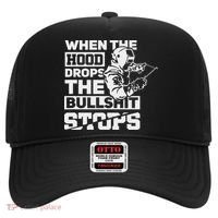 When The Hood Drops Funny Welder Gift Pipeliner Welding Hat thumb 0