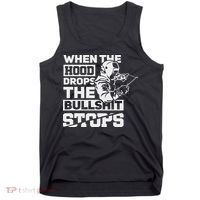 When The Hood Drops Funny Welder Gift Pipeliner Welding Tank Top thumb 0