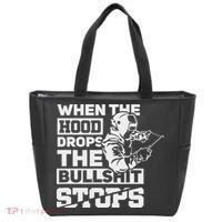 When The Hood Drops Funny Welder Gift Pipeliner Welding Tote Bag thumb 0