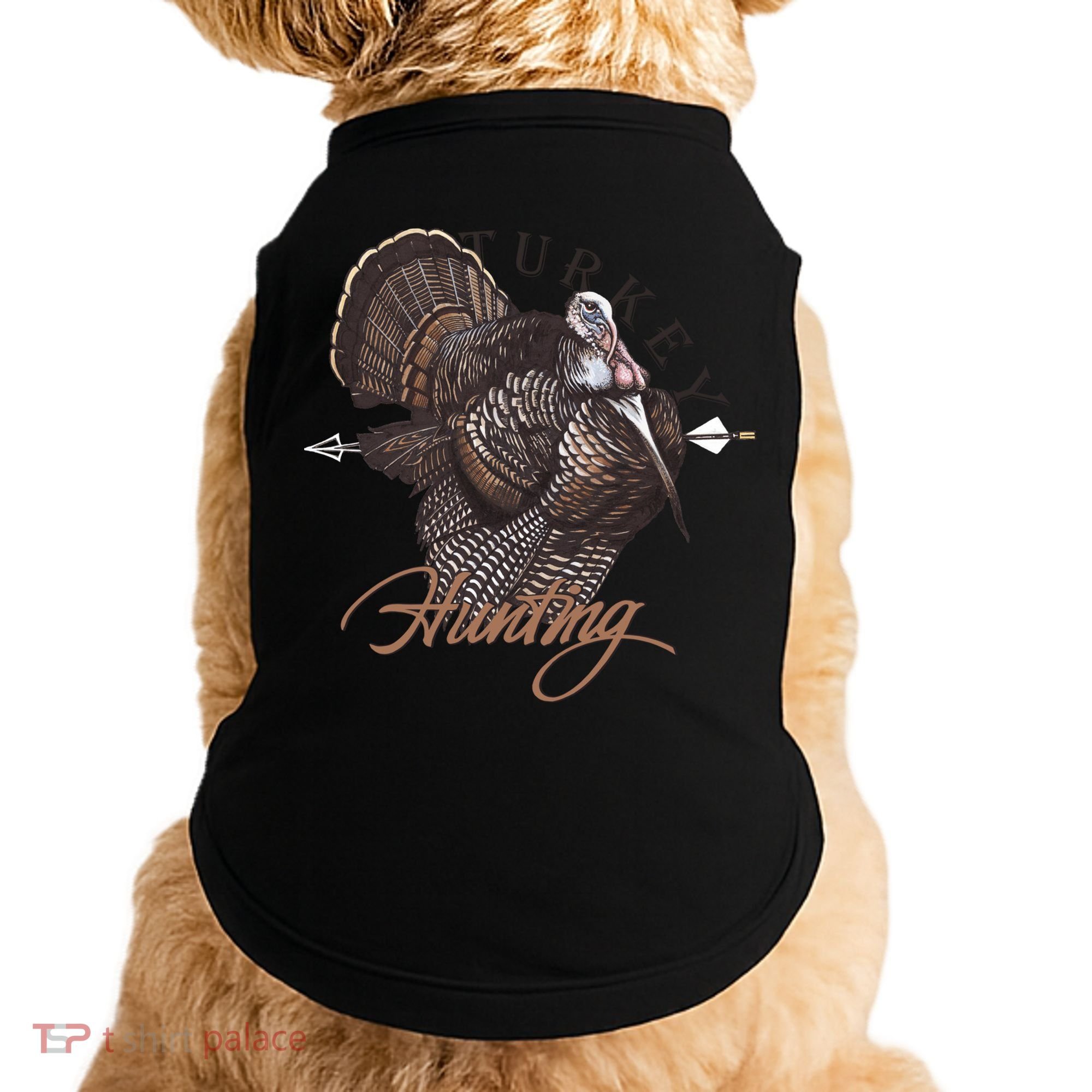 Wild Turkey Hunting Gift Doggie Tank