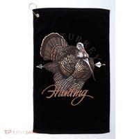 Wild Turkey Hunting Gift Golf Towel thumb 0