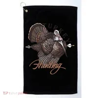 Wild Turkey Hunting Gift Golf Towel thumb 0