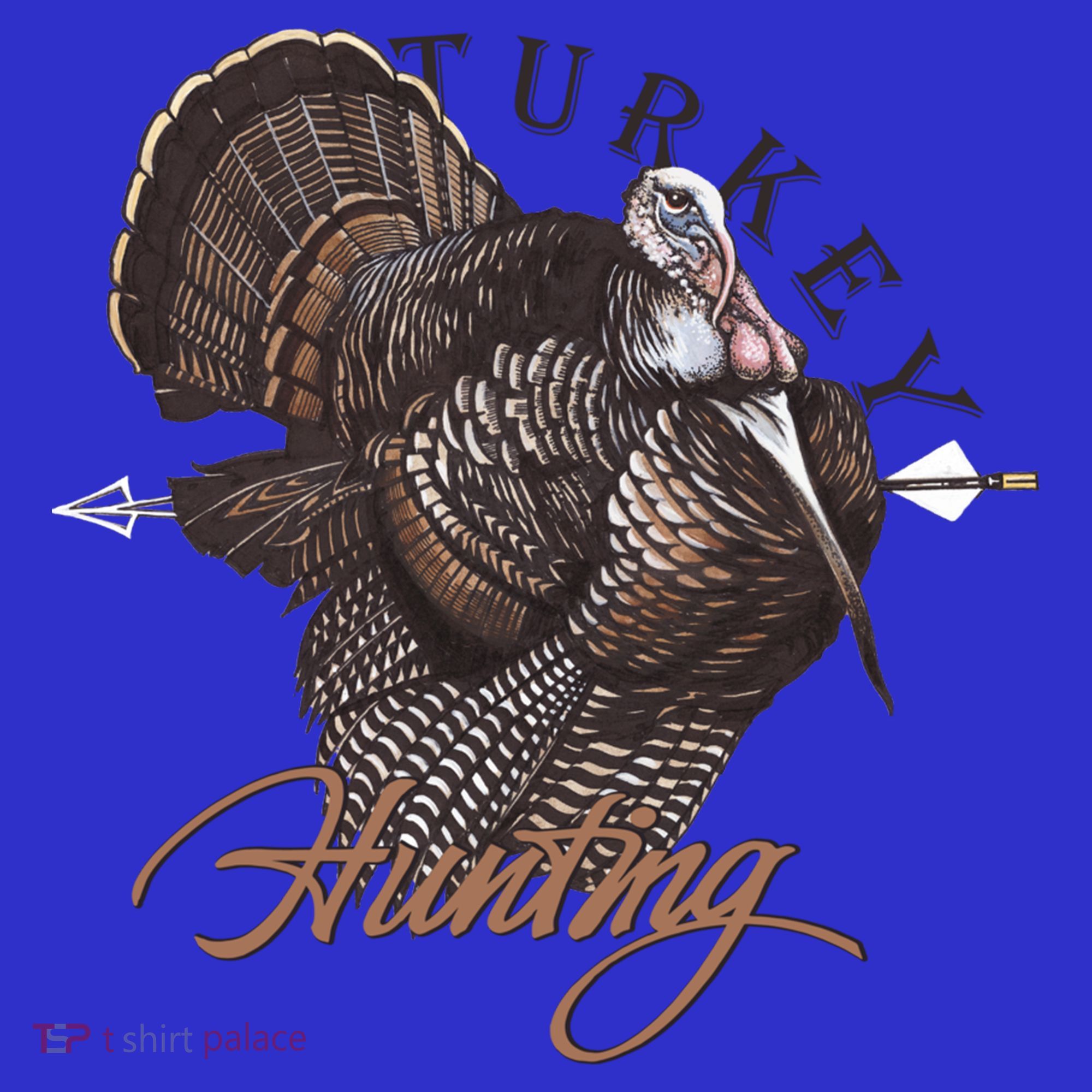Wild Turkey Hunting Gift Button