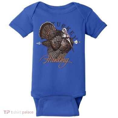 Wild Turkey Hunting Gift Baby Bodysuit