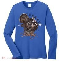 Wild Turkey Hunting Gift Women's Long Sleeve Shirt thumb 0