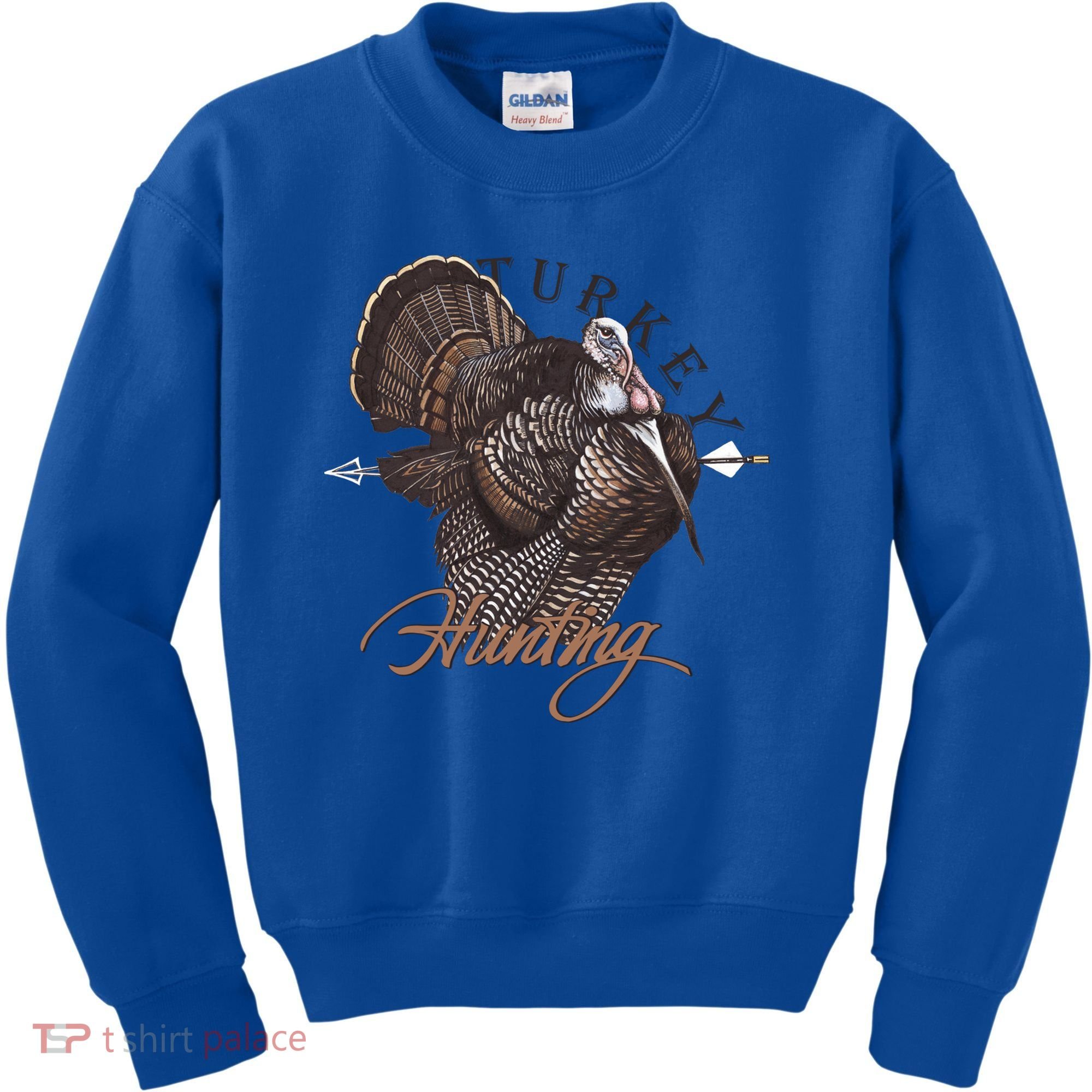Wild Turkey Hunting Gift Kids Sweatshirt