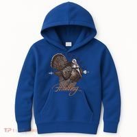 Wild Turkey Hunting Gift Kids Hoodie thumb 0