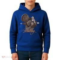 Wild Turkey Hunting Gift Kids Hoodie thumb 4