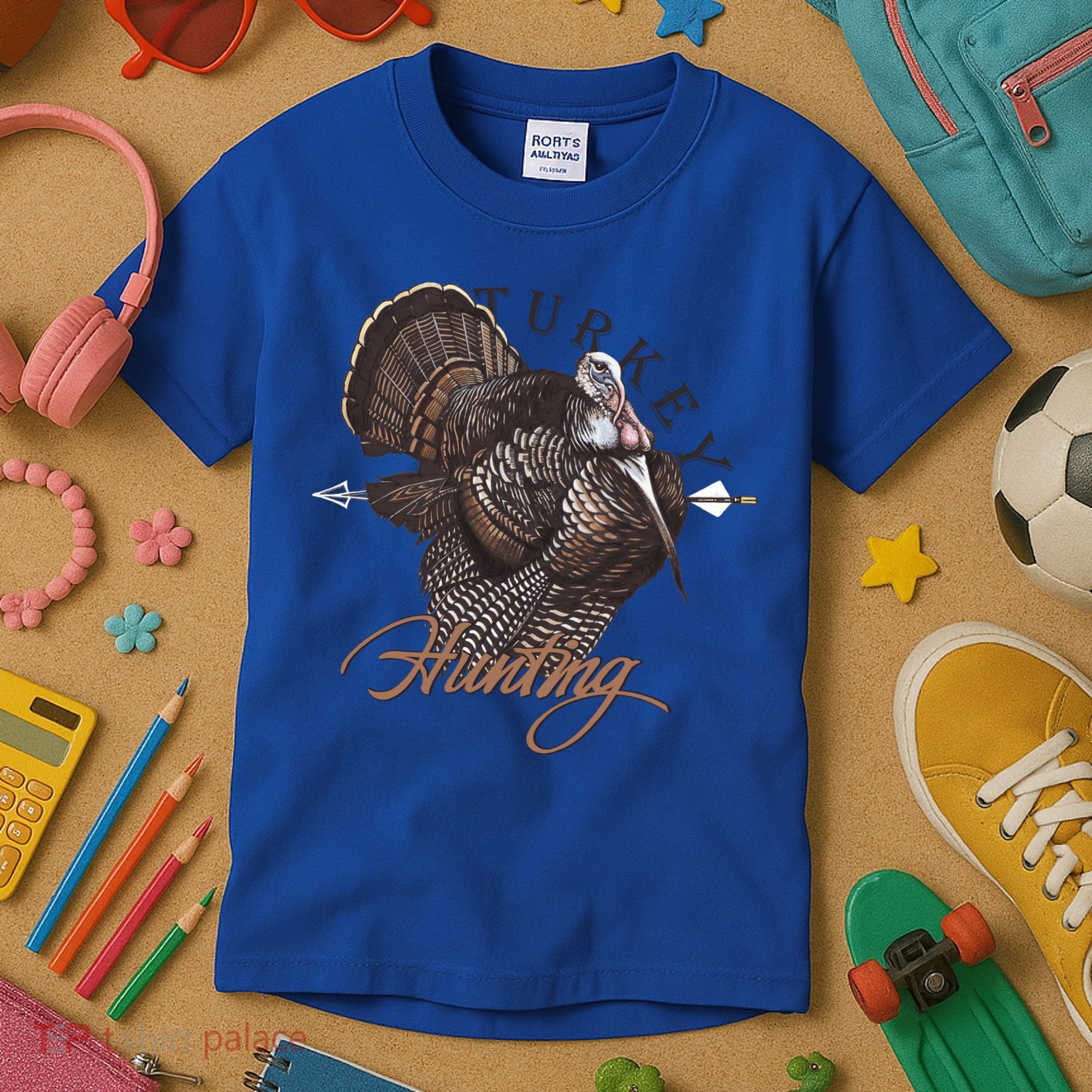Wild Turkey Hunting Gift Kids T-Shirt