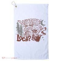 Where The Hell Have You Been Loca Retro Bella Team Golf Towel thumb 0
