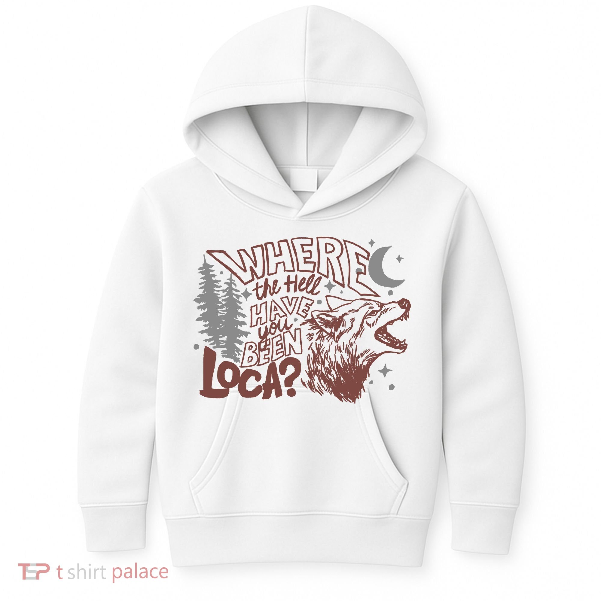 Where The Hell Have You Been Loca Retro Bella Team Kids Hoodie