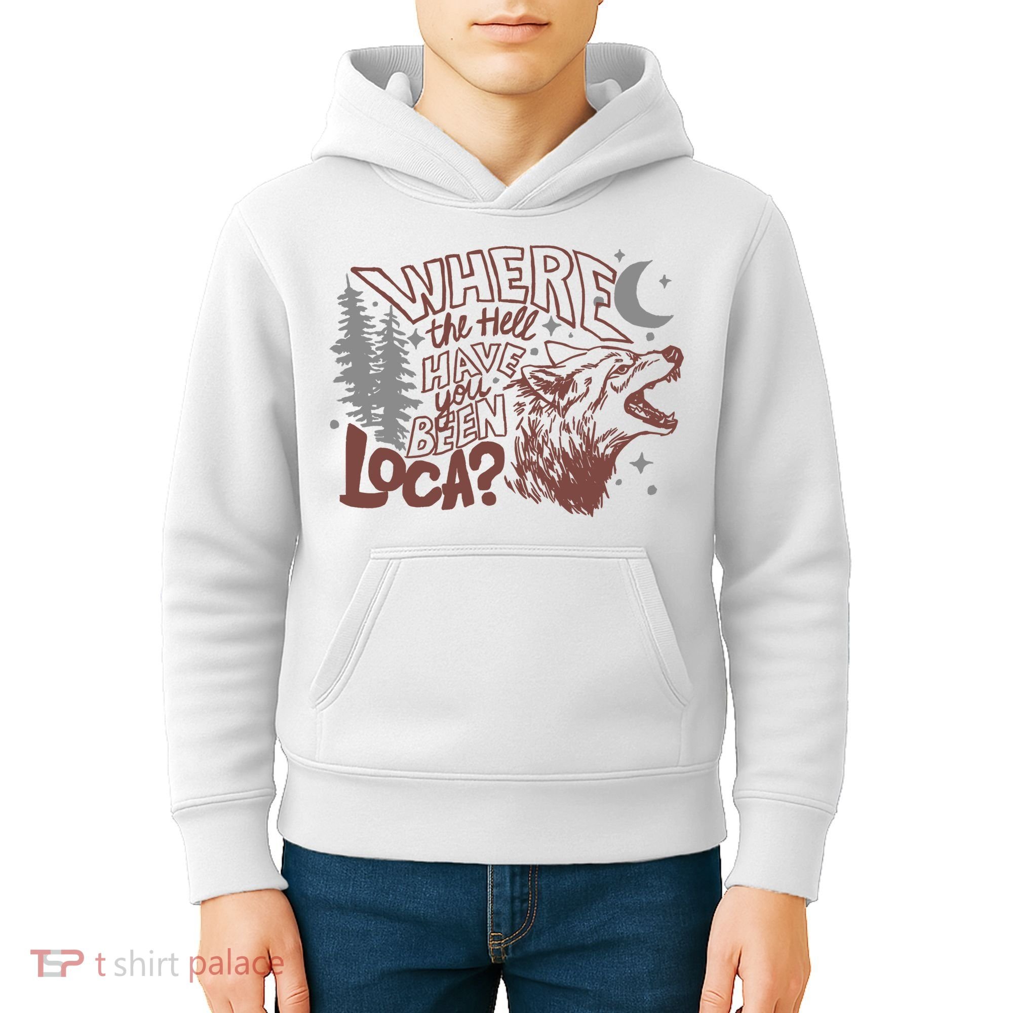 Where The Hell Have You Been Loca Retro Bella Team Kids Hoodie