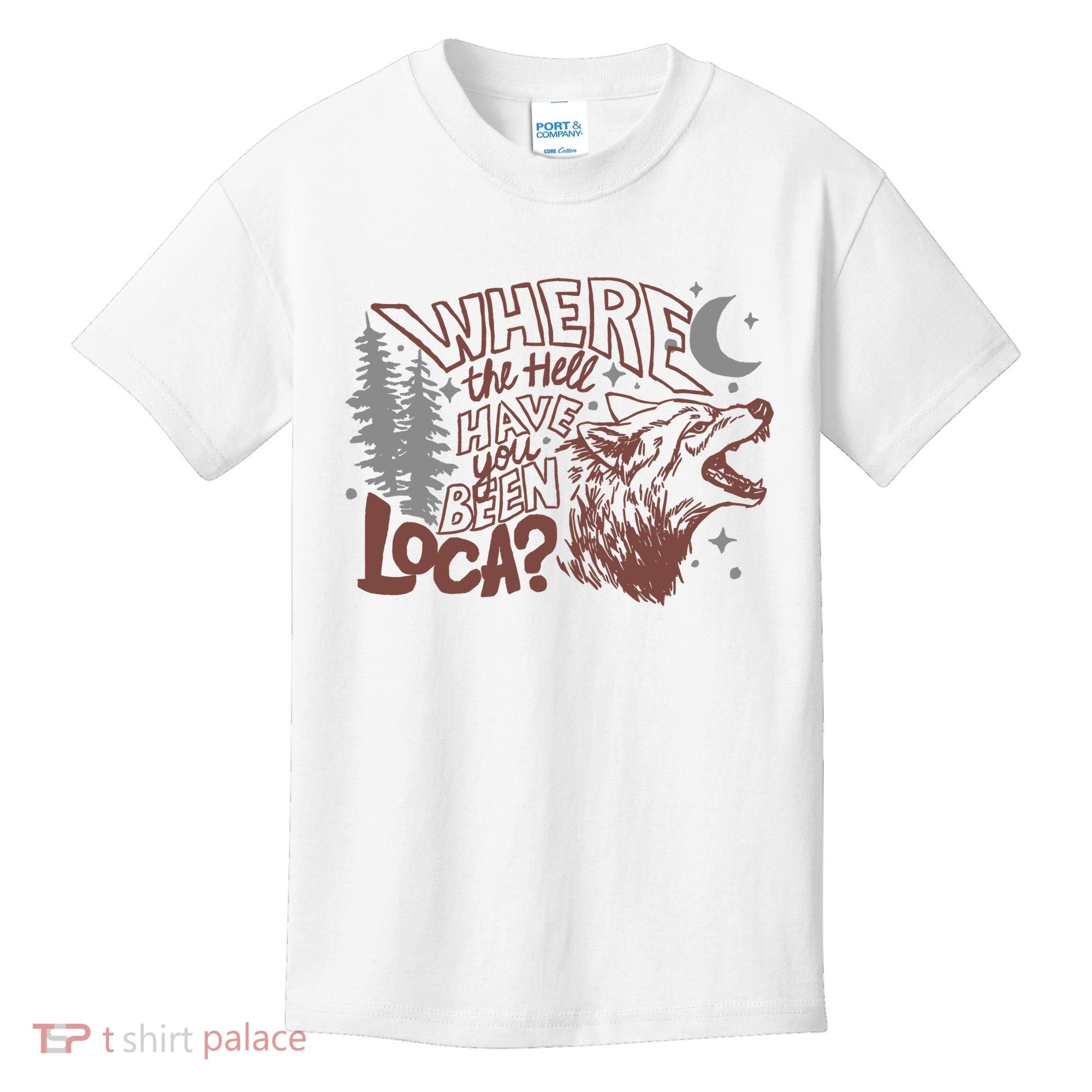 Where The Hell Have You Been Loca Retro Bella Team Kids T-Shirt