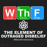 WTHF WTF The Element of Outraged Disbelief March For Science Women's Sweatshirt thumb 2