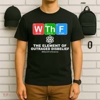 WTHF WTF The Element of Outraged Disbelief March For Science T-Shirt thumb 6