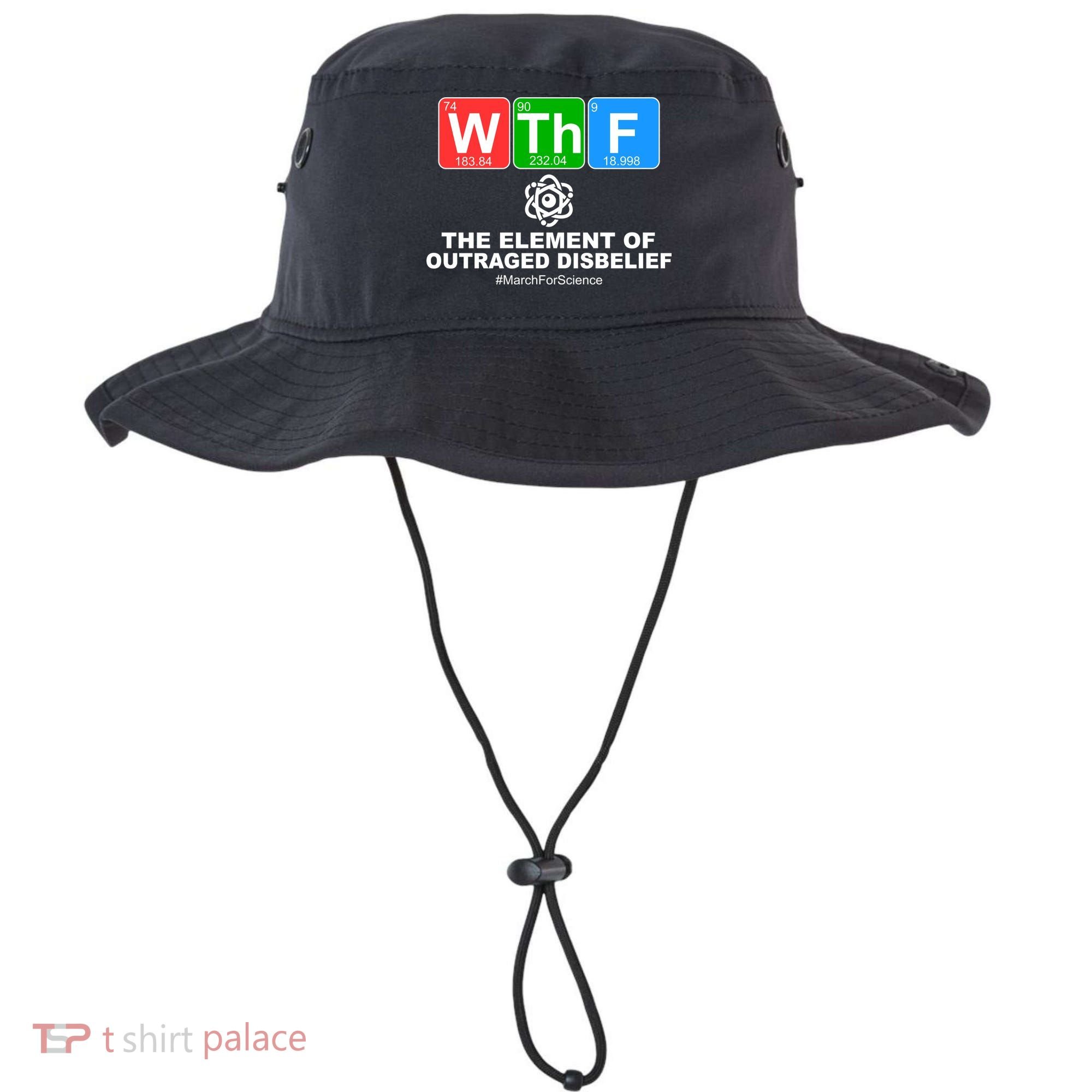 WTHF WTF The Element of Outraged Disbelief March For Science Bucket Hat